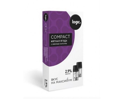 Купить Капсулы logic compact Мятная Ягода 1,5 мг по оптовой цене